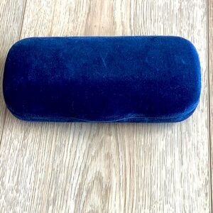 Gucci Blue Velvet Glasses Case